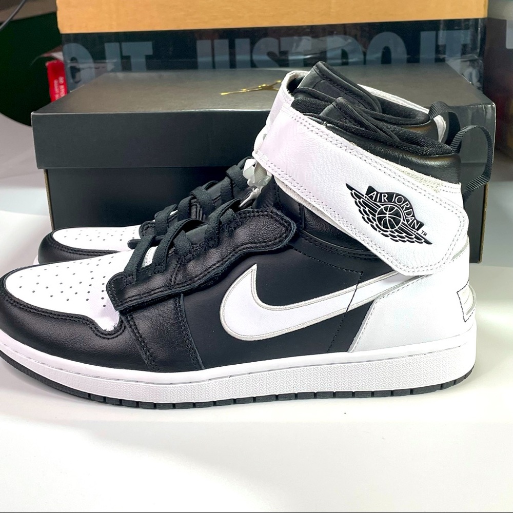 Air Jordan 1 Hi Flyease Men Sz 10 Zip Up Sneakers